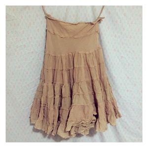 Rampage hippy ruffled skirt.